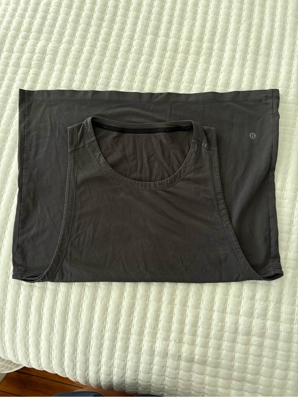 lululemon athletica men’s Dark Gray Performance Tank Top